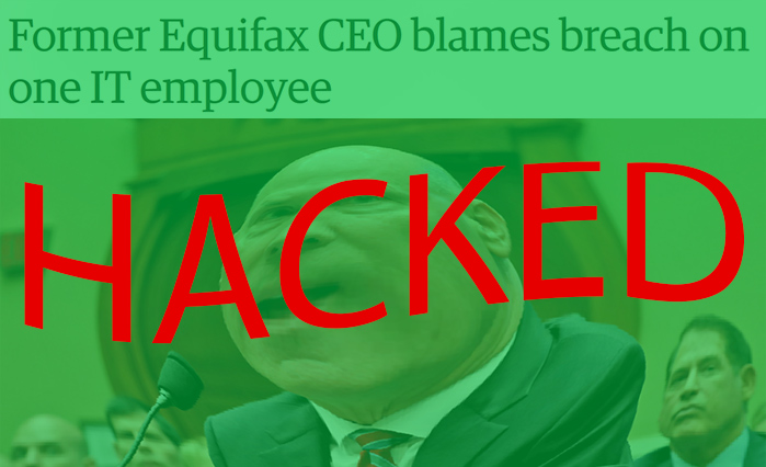 Equifax hack meme.